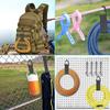 Ledningsholder med trekantspenne Wire Manager Strømledningshåndtering Nylon tunge ledningsoppbevaringsstropper for kabler Slanger