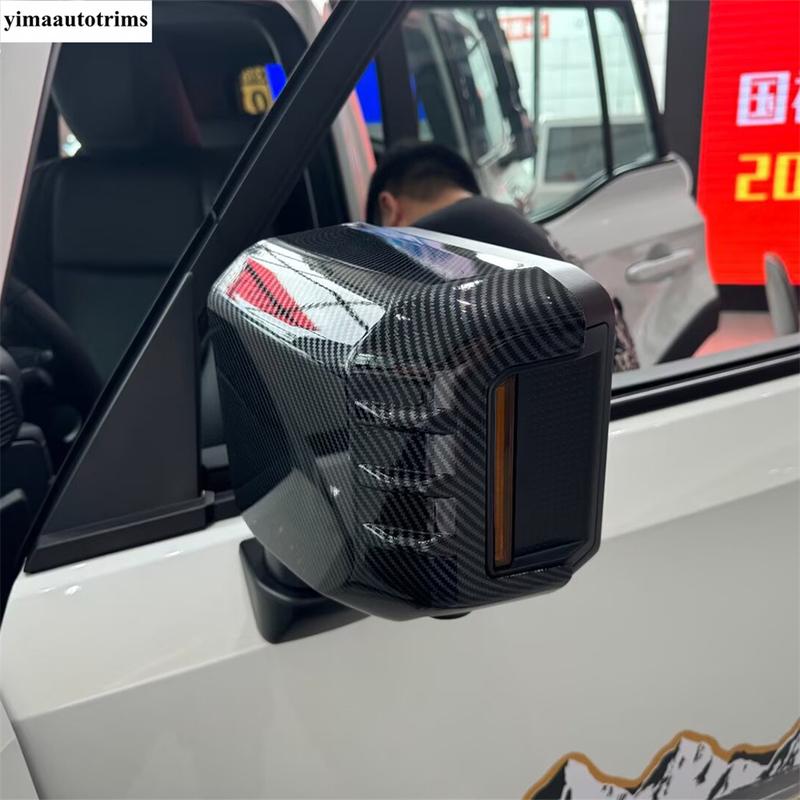 Rearview Mirror / Front Fog Light Lamp / Fuel Oil Tank Cover Trim Accessories For Toyota Land Cruiser 250 Prado LC250 2024 2025