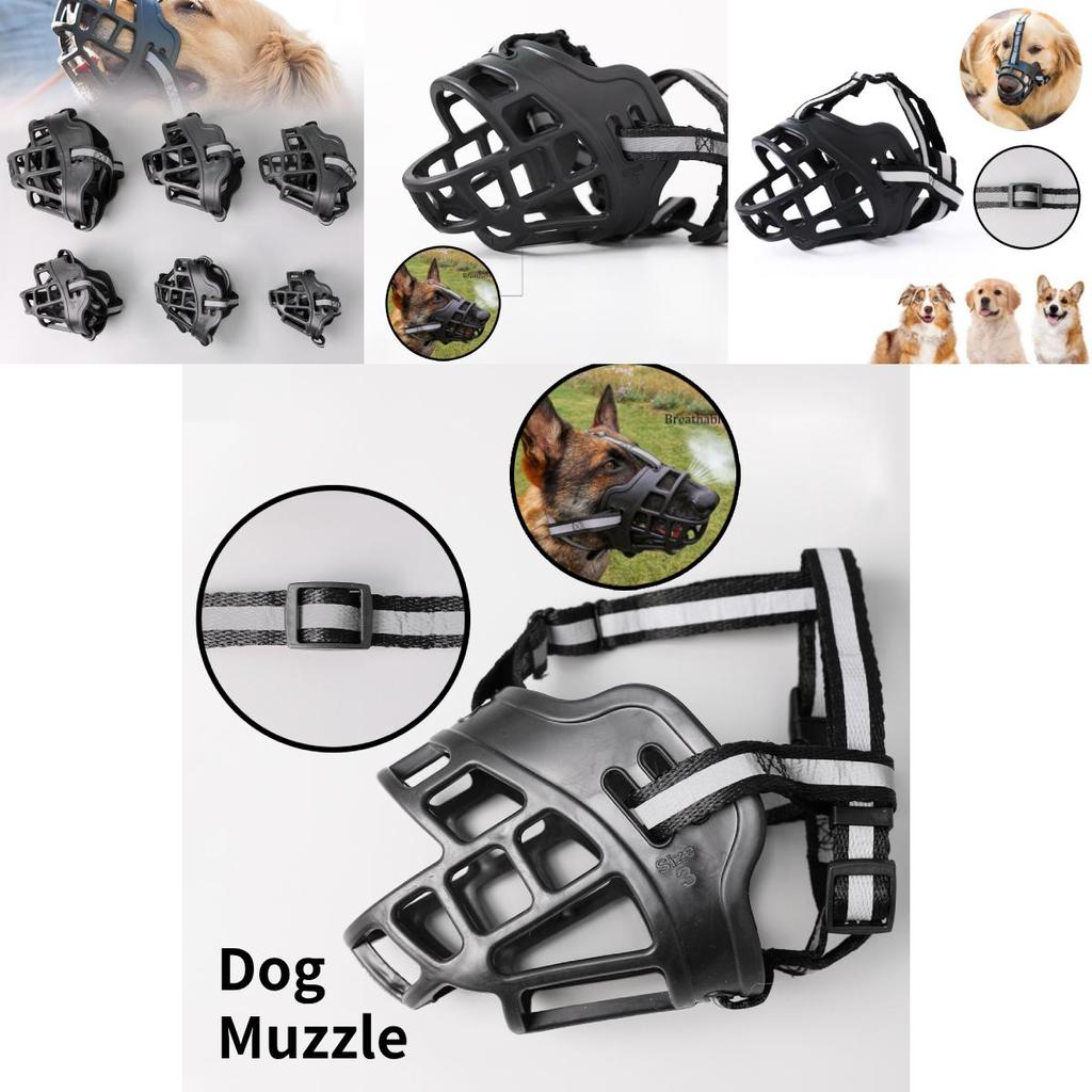 Verstellbarer Kunststoff-Hundemaulkorb mit Schutzeigenschaften für sichere und komfortable Anwendung