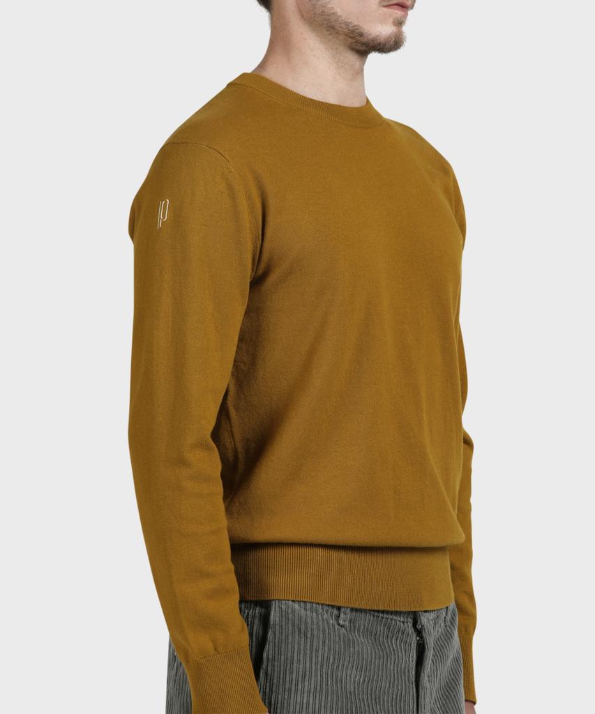 PANICALE Mustard Logo Round Knit