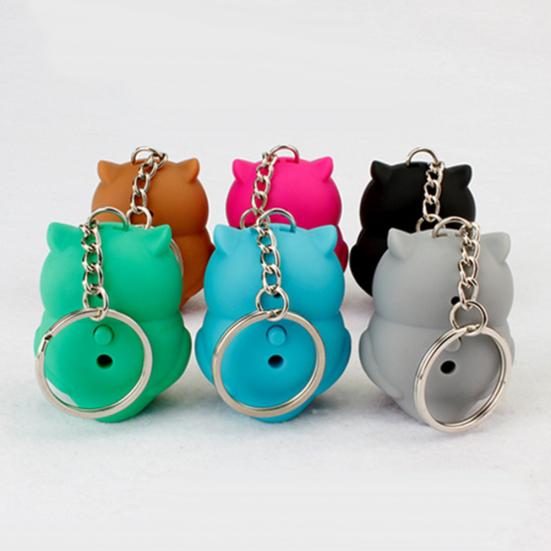 Breloc LED pentru ochi cu sunet Cadou creativ pentru copii de Crăciun