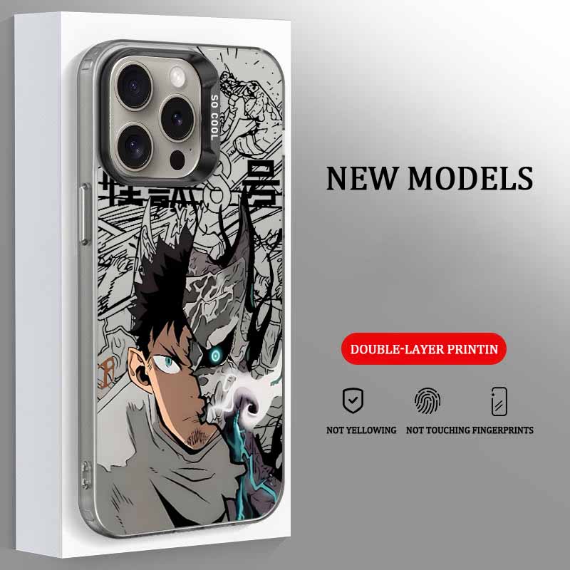 Anime Kaijus No. 8 Phone Case For iPhone 17 17e 16e 16 15 14 13 12 11 mini Pro Max X XR XSMAX 8 7 Air Plus Anti Fall Matte