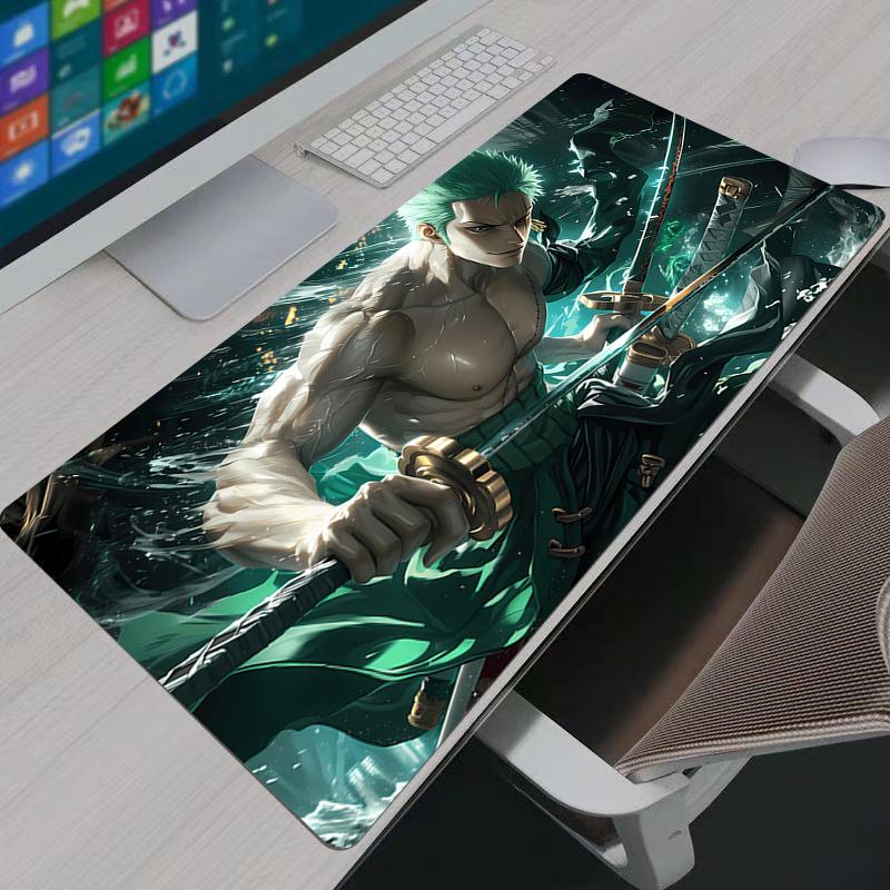 

Leather Mouse Pad Notebook One Piece Zoro Large Keyboard Mat Non Slip Leather Computer Carpet Desk Mat PC Gamer Mouse Pad 30x60x0.2cm