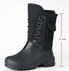Men's Winter High-Tube Fleece-Lined Thickened Snow Boots Waterproof Non-Slip Slip-On Cotton Boots Outdoor Function Warmth