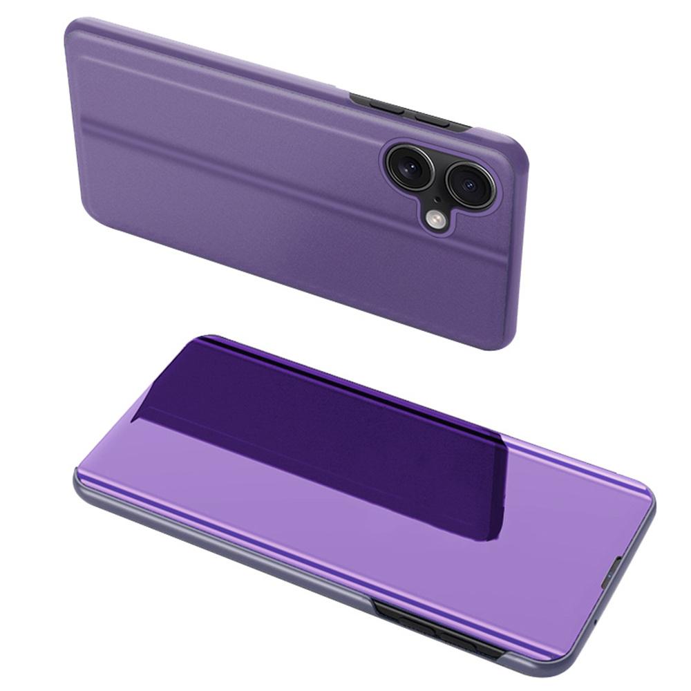 

For iPhone 17 Case View Window Stand Leather Flip Phone Cover Purple/Blue