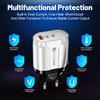 Universal Charger: Compatible with US, EU, UK, AU Specifications, Original 1U+2PD Power Adapter