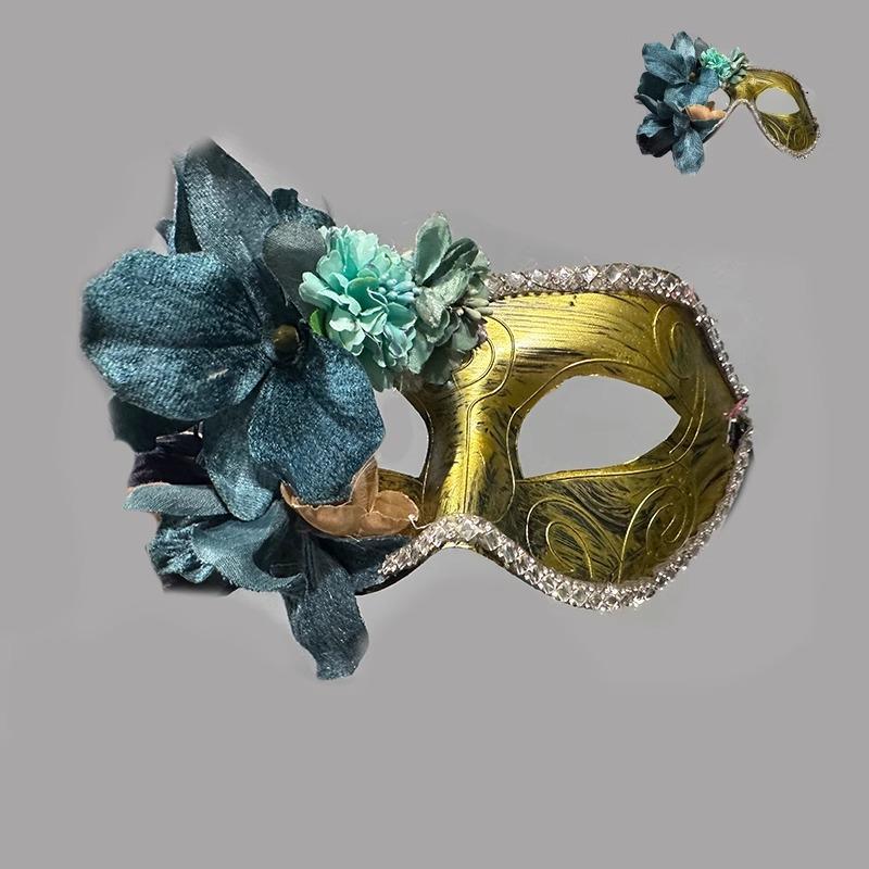 

Venetian Feather Masquerade Half Face Masks Roman Antique Mask for Woman Prom Ball Party Gothic Halloween Costume Accessories