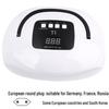 Portable Double-Hand Induction Nail Gel Curing Light for Manicures