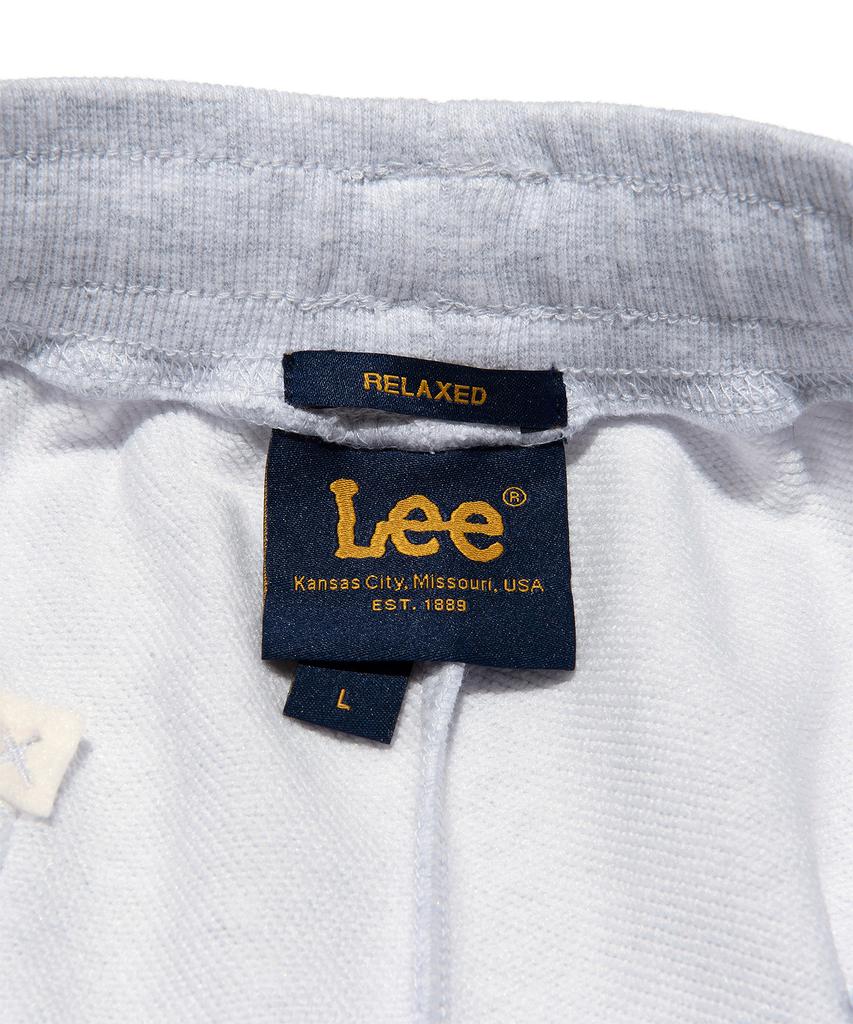 LEE Felt Twitch Logo Sweatpants Light Grey
