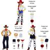 Toy Story Woody And Jessie Polyester Cosplay Outfits For Anime Fans And Role Play Enthusiasts