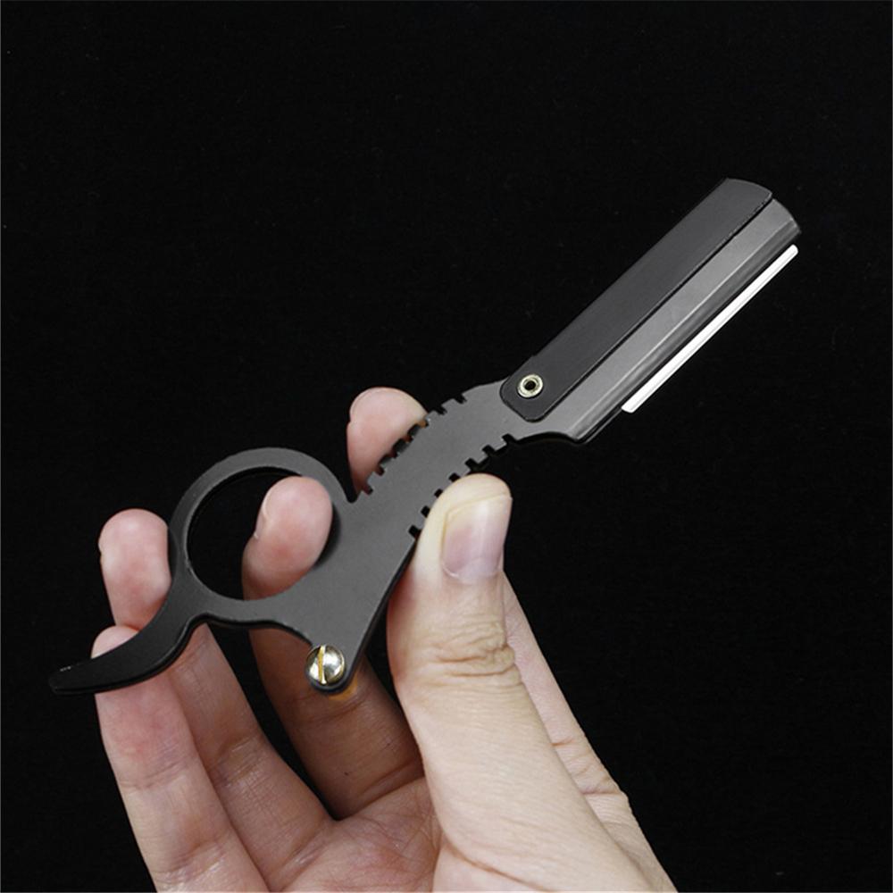 1PC Manual Barber Razor Haircut Shaving Tool Beard Eyebrow Trimming Blades Straight Edge for Hairdresser Professional Depilation