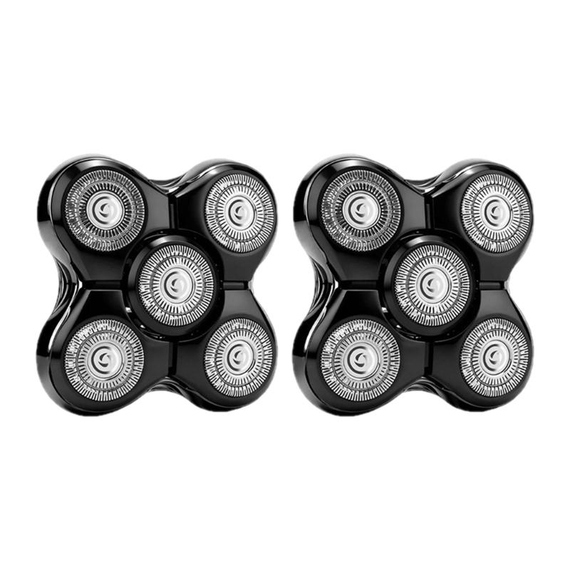 1/2/3Pcs Shaver Replacement Blade Heads Replacement for XR7000 Bald Head Electric Shaver Dry Wet Use Accessories