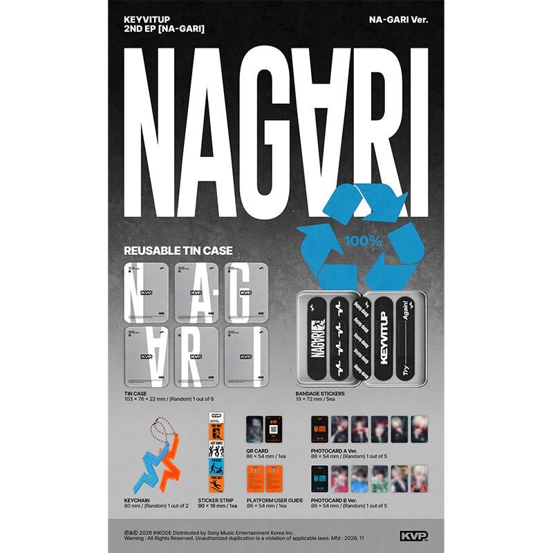 [Pre-order] KEYVITUP - 2ND EP [NA-GARI] NA-GARI Ver.