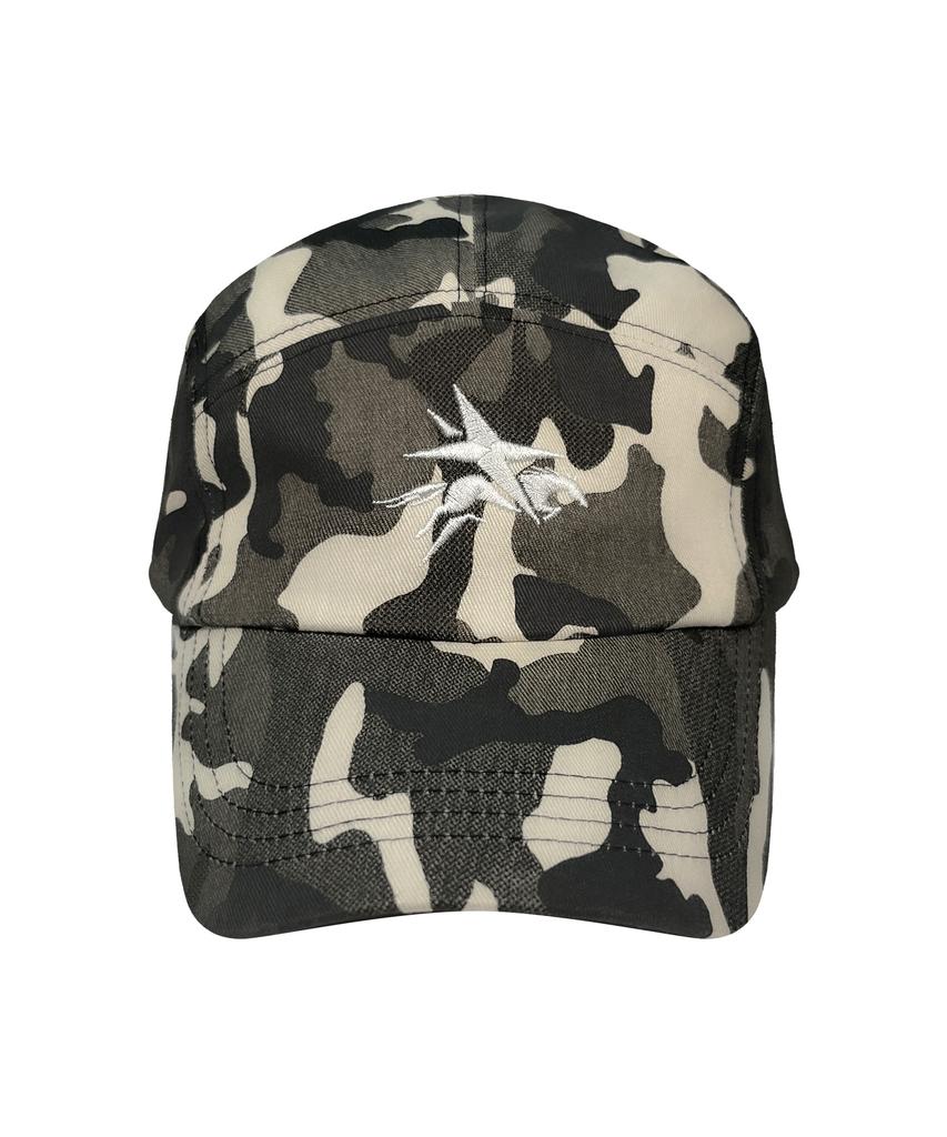 Nyuteib Holsta Mill Big Size Camp Cap - Snow Camo