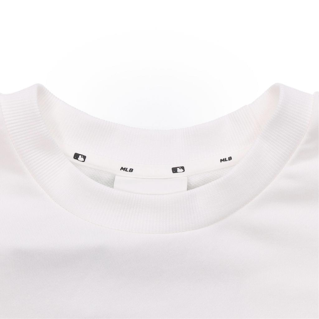 New MLB Sweatshirt Unisex Ivory White 31MT05941-50I