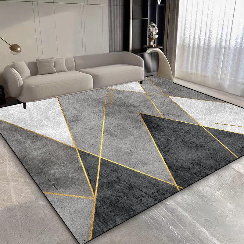 

Скандинавський Легкий Розкішний Геометричний Килим для Вітальні Велика Площа М які Легкі в Чищенні Килими для Декору Спальні Килимок для Підлоги в Гардеробній 120*160cm