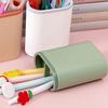 Pen Holder Large Capacity Desk Organizer with Multi-Grid Partition Pens Scissors Office School Supplies Desktop Decor