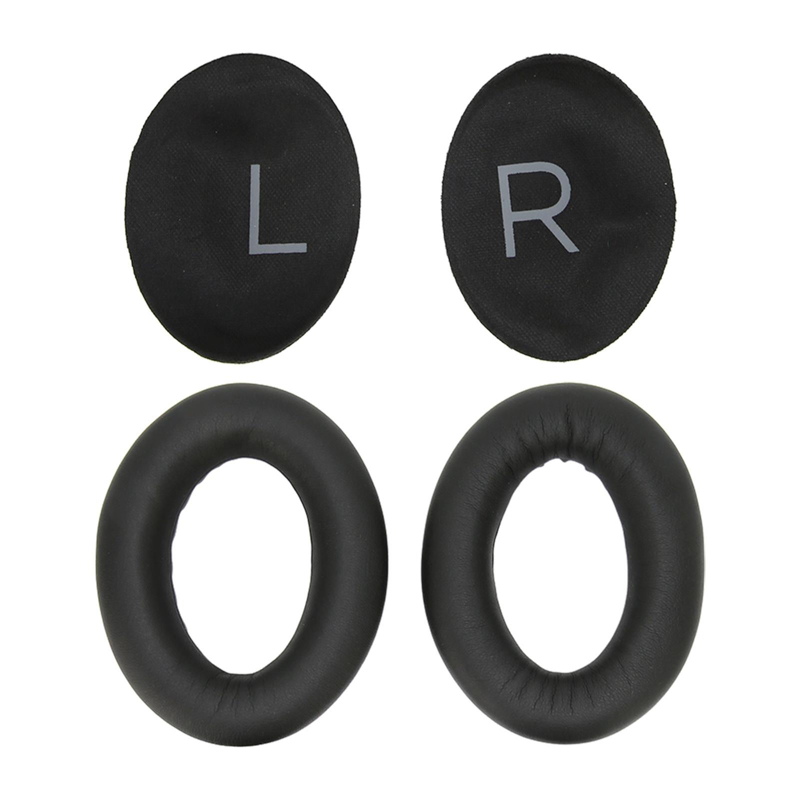 

Подушечки для наушников Мягкие Шумоизоляционные Замена Амбушюры для беспроводных наушников для QuietComfort45 Черные чёрный