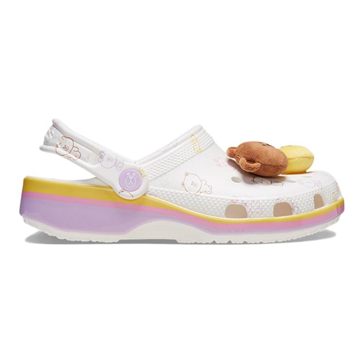 Crocs Line Friends X Classic Clog Kids Brown & Friends Kids Sneakers White 209492-100
