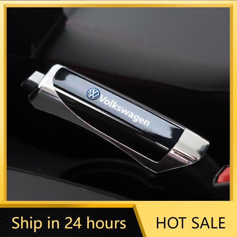 d1 Valve Stems Caps Car Hand Brake Cover Carbon Fiber Handbrake Grips Protection Cover For Volkswagen VW Golf 7 MK7 Golf 6 MK6 Tigu