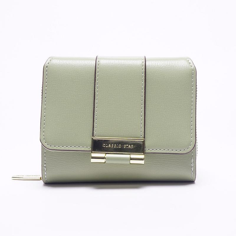 

2025 Модный кошелек для монет из коллекции High-End Fashion Cross-Border - стильный универсальный кошелек для девочек зелёный