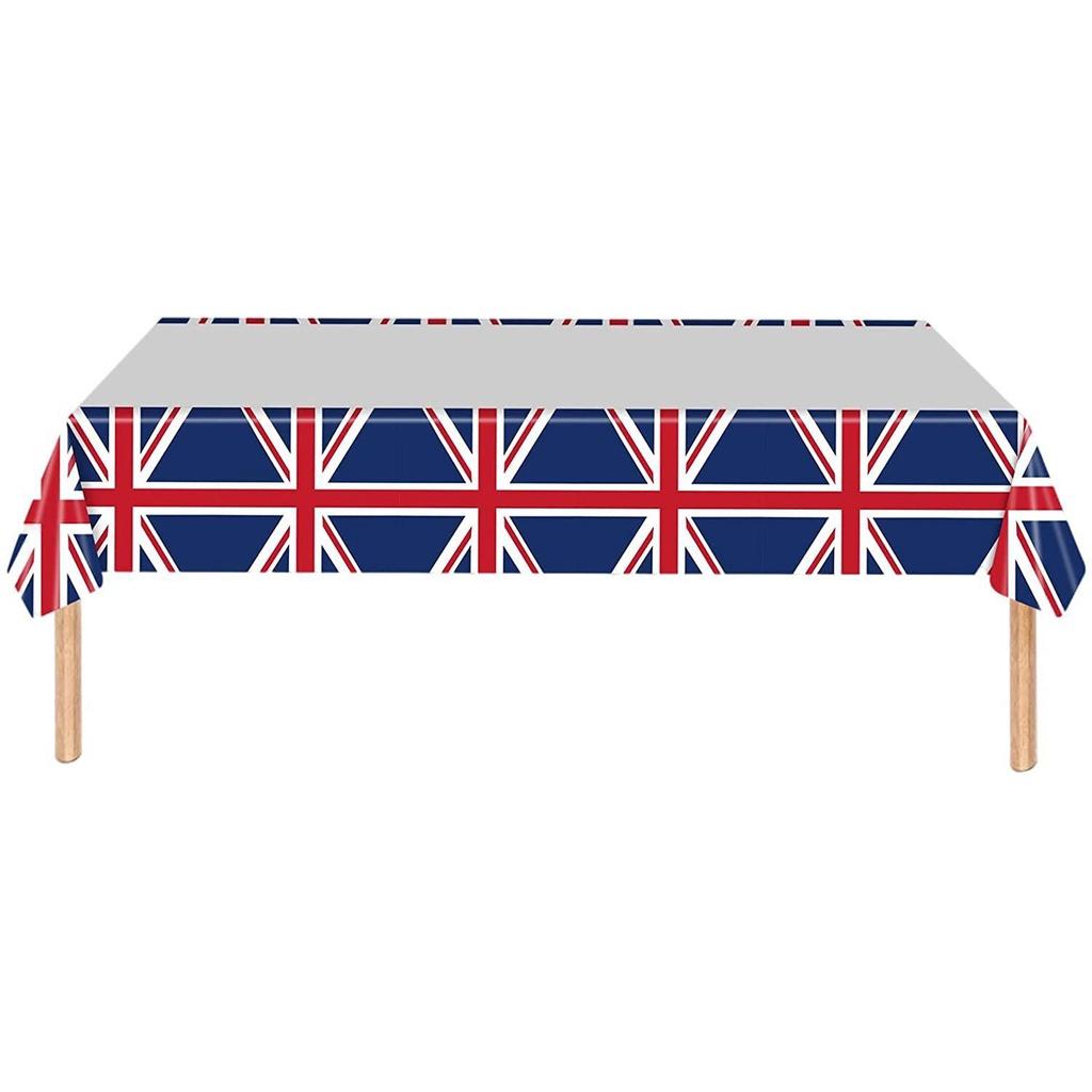 Britische Flagge Partyzubehör Set Gedenken Sie dem Platinjubiläum 2022 mit diesem wertvollen, multifunktionalen Set!