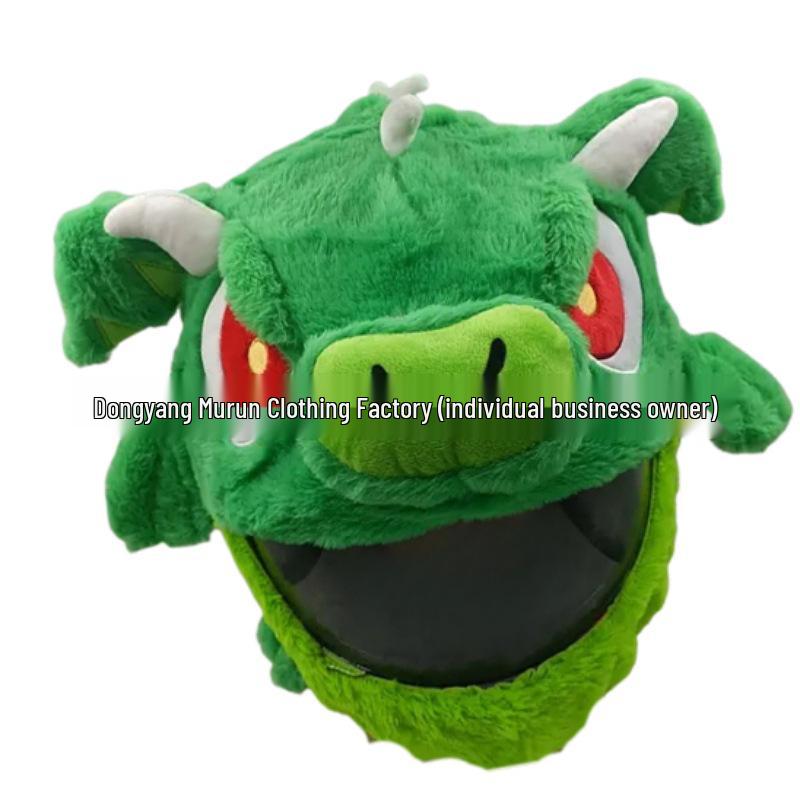 Motorcycle Helmet Decoration: Cartoon Rabbit, Toothless, Pumpkin Head Covers