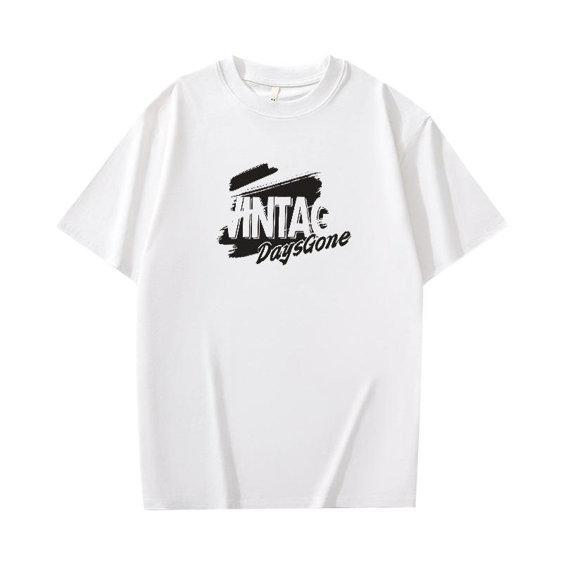 Minimalist Sportwear Tees Printed Short Sleeved T-shirt for Men Cotton Summer Tops