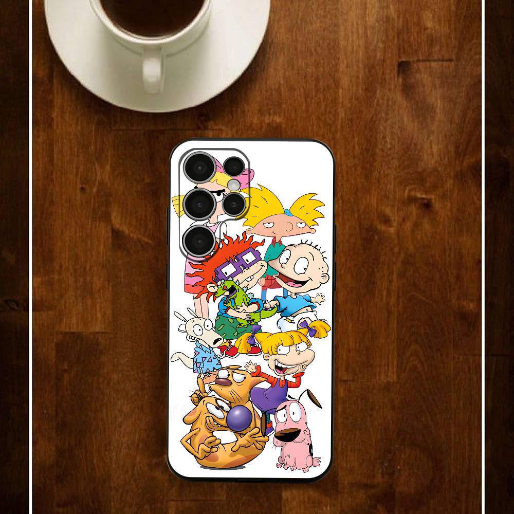 Rugrats Cartoon Phone Case For Samsung S24 25 23 22 21 20 Plus Ultra 5G Lite Shockproof Cover
