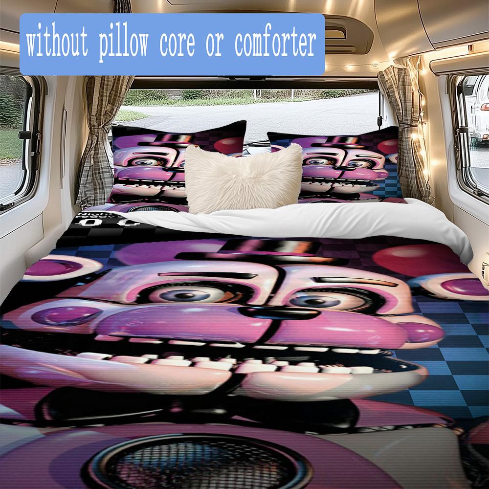 Five Nights at Freddy's Pattern Bedding,Quilt Set Quilt Cover Pillowcase Home Birthday Gift (1*duvet cover+2*pillowcase,without core)ZSJT0917011