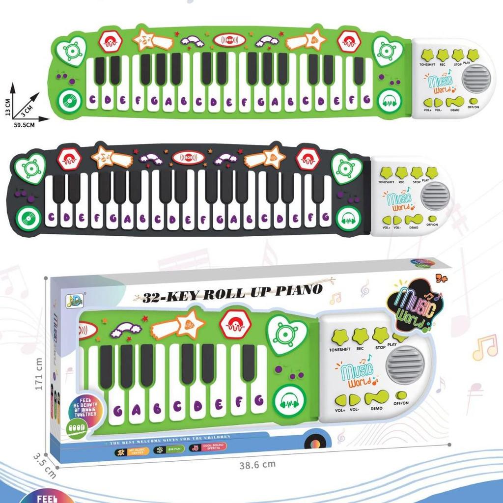 Portable 49-Key Foldable Piano for Kids