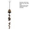 Halloween Witch Bell Wind Chime Hanging Metal Bell Farmhouse Rustic