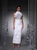 Elegant European and American Evening Gown: Sequined Floral High-End Sleeveless Long Bandage Dress