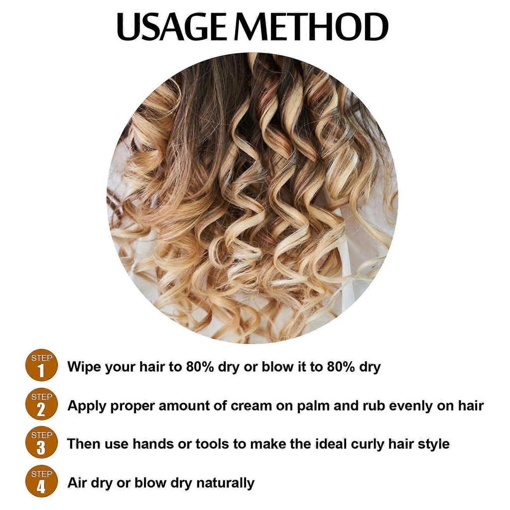 Hair styling elastic agent full, natural, fluffy, moisturizing and refreshing hair styling care elastic agent 30ml