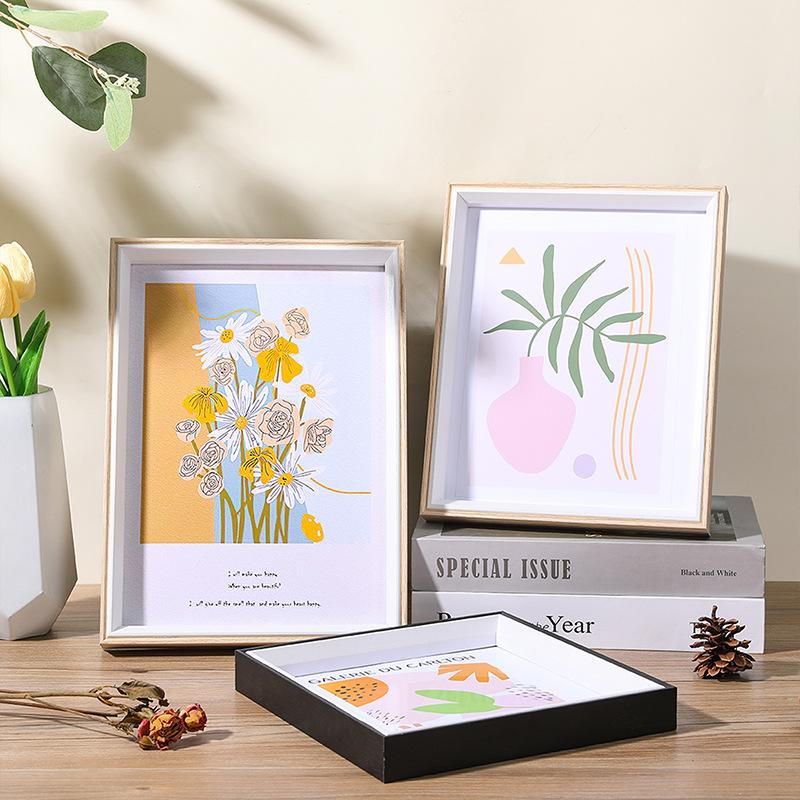 Colour Matching Photo Frames for Pictures Wall Hanging Home Decoration with Plexiglass Picture Frame Photo Decor Poster Frame
