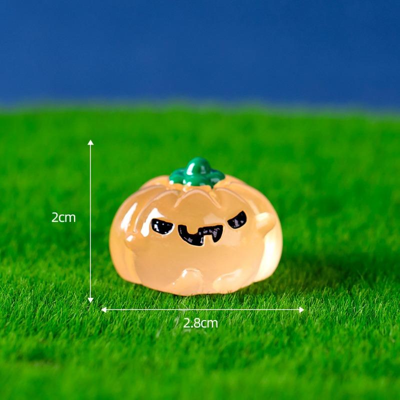 Micro-landscape Luminous Halloween Cute Ghost Devil Pumpkin Decorative Accessories Resin Small Ornaments
