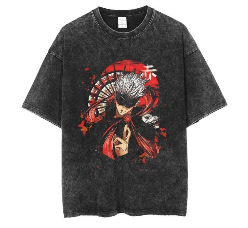 

Jujutsu Kaisen Cosplay Anime T-Shirt Tee Undershirt Vintage Washed Cotton XL
