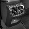 For Kia K5 Optima DL3 -2024 2025 Carbon Fiber Rear Seat Air Condition Vent Outlet Cover Trim Inner Accessories Car Styling