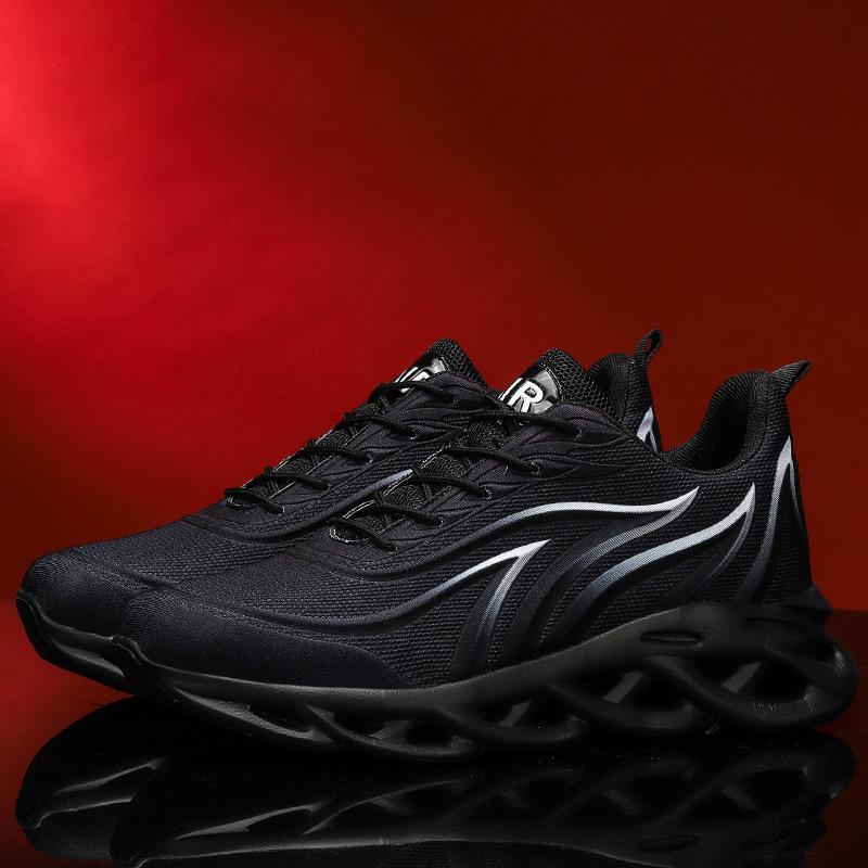 Autumn new blade large size sports casual running shoes low top men platform shoes