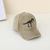Cappelli Sportivi Scuola Neonato Maschio Baseball Estivi Ricamati Dinosauro Bambini Esterno Bambini Cappellini per 2-8 Anni Regolabili