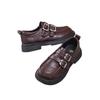 Mädchen Lederschuhe Prinzessinnenschuhe 2025 Frühling neue Kinderschuhe schwarz kleines Mädchen Einzelne Schuhe Britischer Stil Slipper