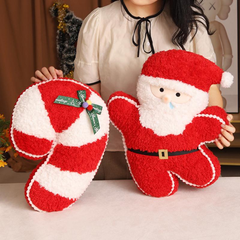 Christmas Series Plush Elf Reindeer Pillow With Pp Cotton For Holiday Home Decor