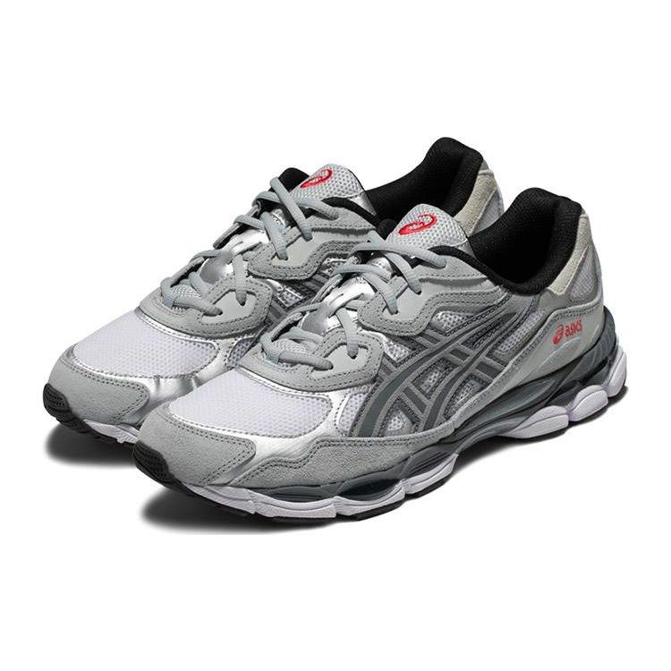 Asics Gel NYC Beyaz Çelik Gri Unisex Spor Ayakkabı 1201A789-102
