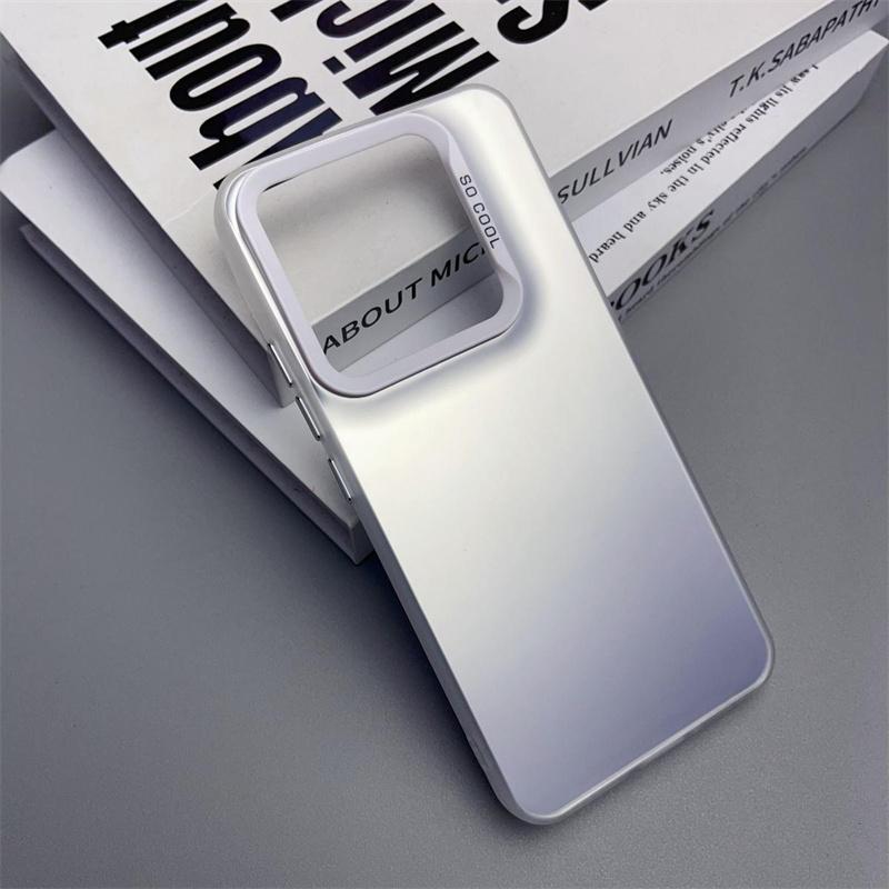 Metallic Laser Aurora Skin Matte Phone Case For Xiaomi 15T 15 14 13 12 Pro Ultra Shockproof Armor Case For Xiaomi 15T Pro Cover
