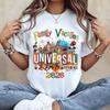 Live 2026 New My First Trip To Universal Studios Adventure Print Stylish Womens Cotton TShirt Relaxed Travel Top