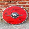 60.96 Cm Ragnar Lothbrok Authentic Battleworn Viking Shield Medieval Round Wooden Shield Wall Art Shield Best Gift