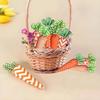 Handmade Artificial Carrot Toy High Quality Fabric Carrot Decorations  Party Favors