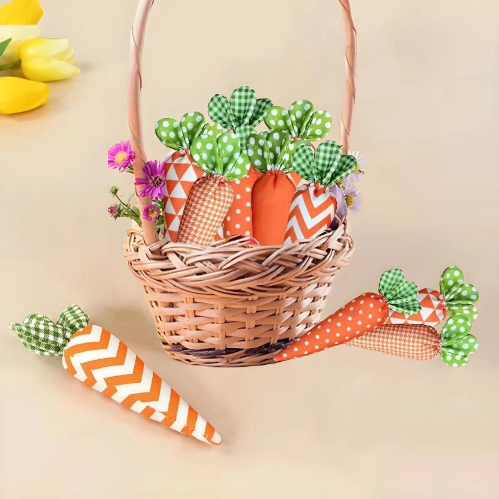 Handmade Artificial Carrot Toy High Quality Fabric Carrot Decorations Party Favors