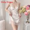 Silk Sleepwear Women Summer Sleeveless Nightdress With Chest Padding For Home Comfort