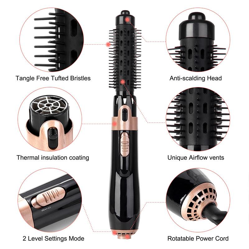 High Quality Multifunction Color Hair Straightener Comb Heat Pressing Copper Hair Styling Comb Electric Hot Comb with Hair Clips